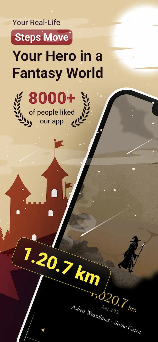 MistyWay main screen with fantasy map